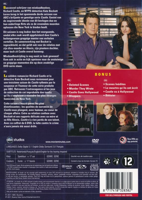 Castle - Seizoen 3 (DVD)