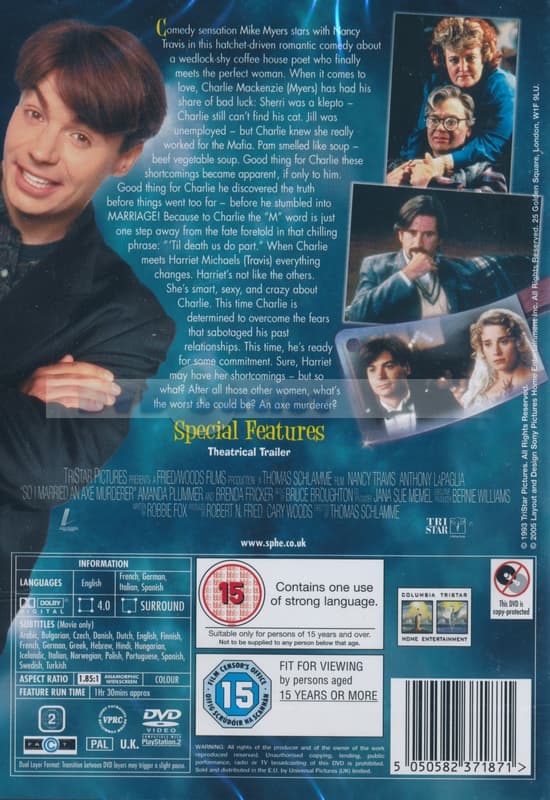 So I Married An Axe Murderer (Import)
