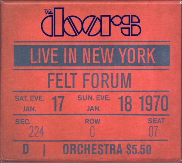Live In New York, Felt Forum, January 17-18, 1970