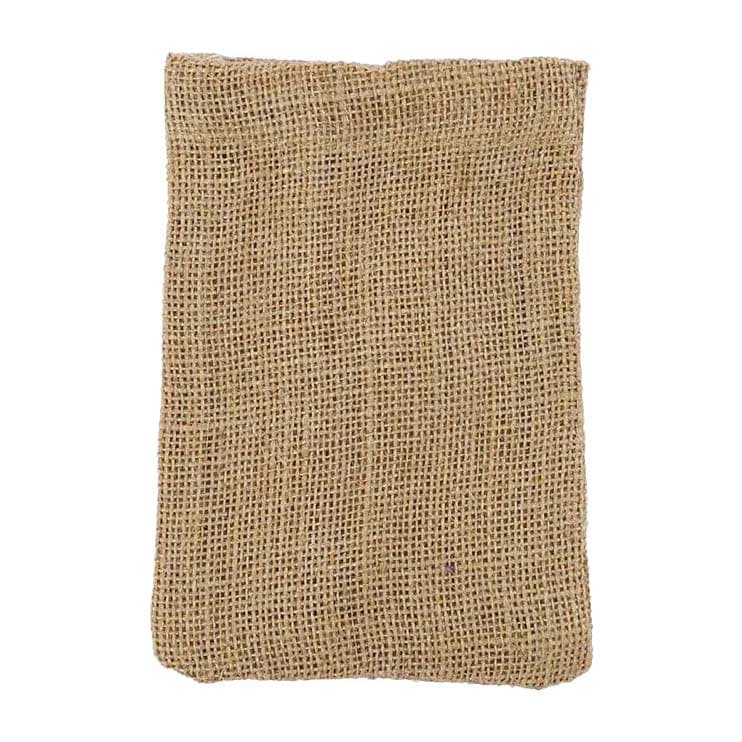 Jute Zakje met Trekkoord, 4 stuks