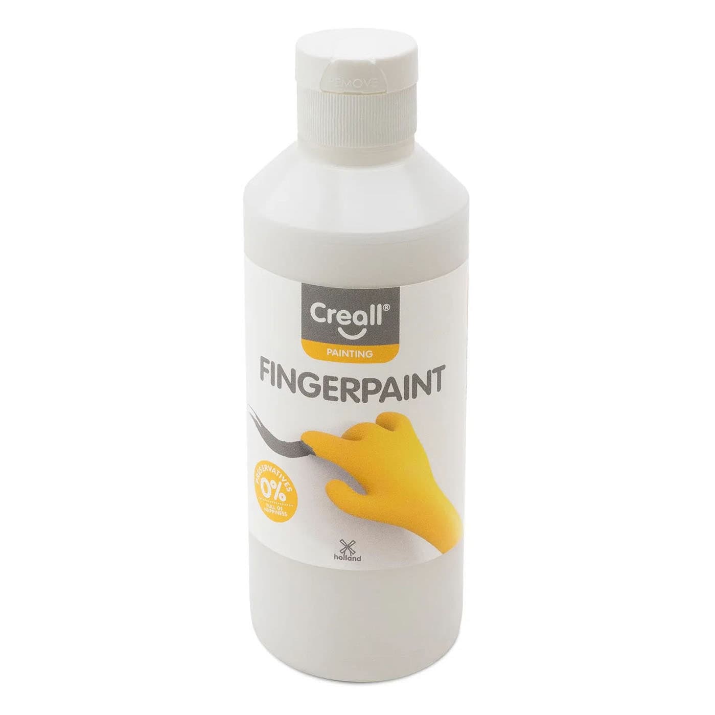 Creall Vingerverf Fles 250ml Wit Happy Ingredients