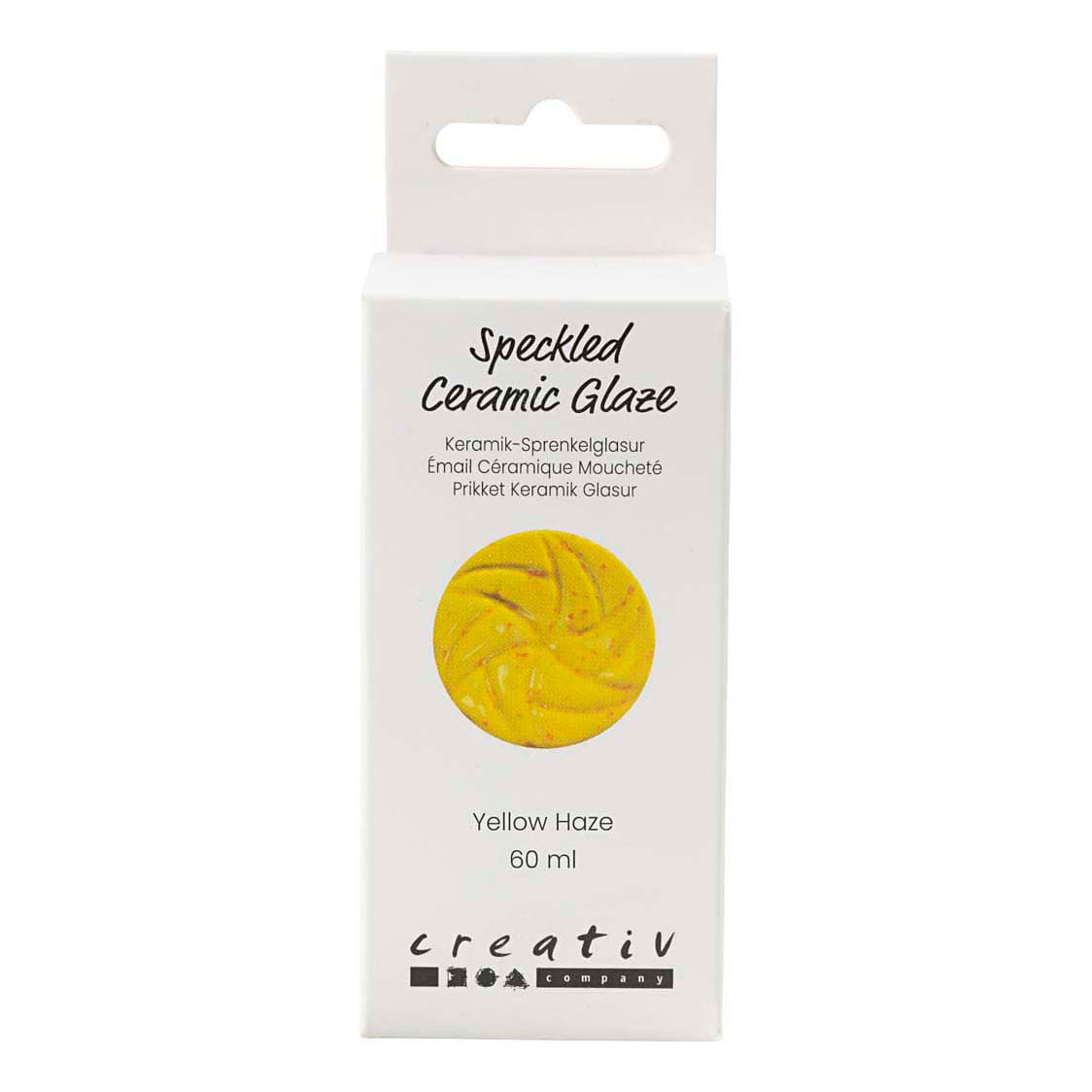 Gespikkeld Keramiek Glazuur 999-1060 C Dekkend Yellow Haze - 60ml