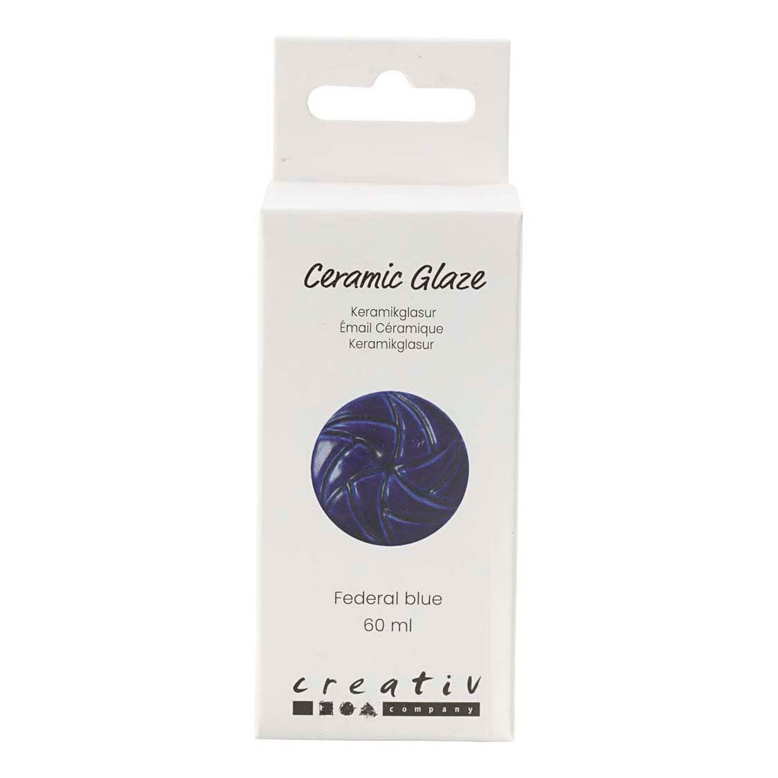 Keramiek Glazuur 984-1101 C Dekkend Federal Blue - 60ml
