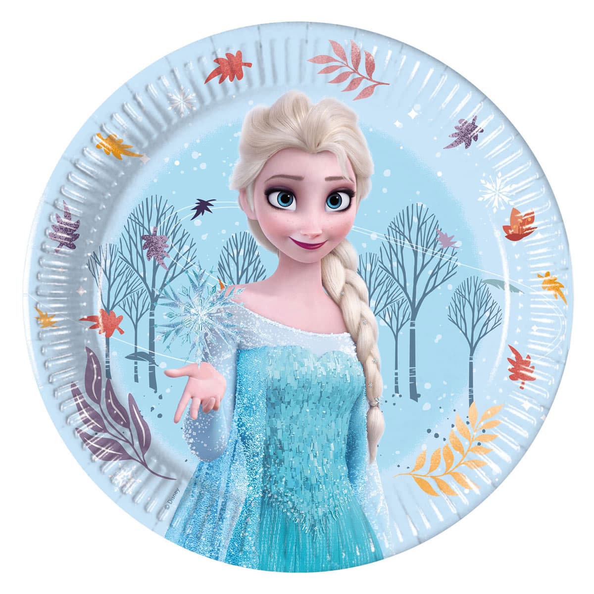 Procos Party: Piatto 20 Cm 8 Pz Next Gen * Frozen Idyllic Wond. Piatto 20 Cm Plastic Free Frozen Idyllic Wonder