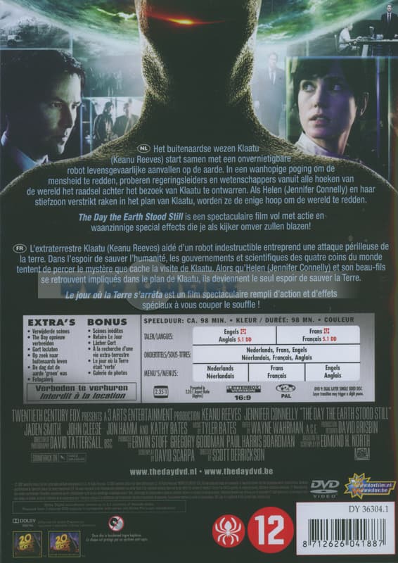 Day The Earth Stood Still (DVD)
