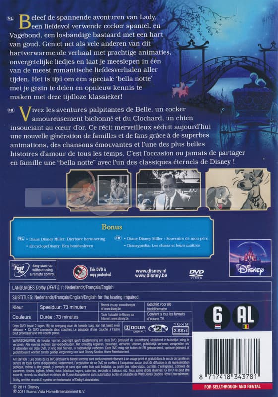 Lady En De Vagebond (DVD)